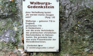 Walburga Gedenkstein