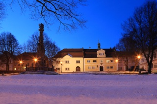 Marktplatz im Winter